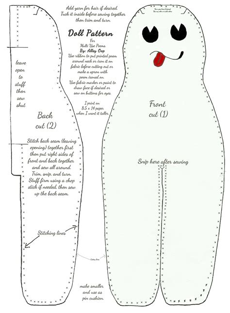 damit doll|dammit doll free pattern.